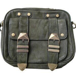 Rebecca Minkoff Boyfriend Crossbody Forest Green Leather Bag